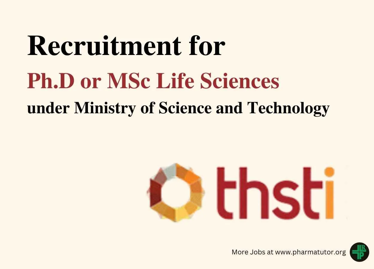 THSTI Life Sciences Recruitment