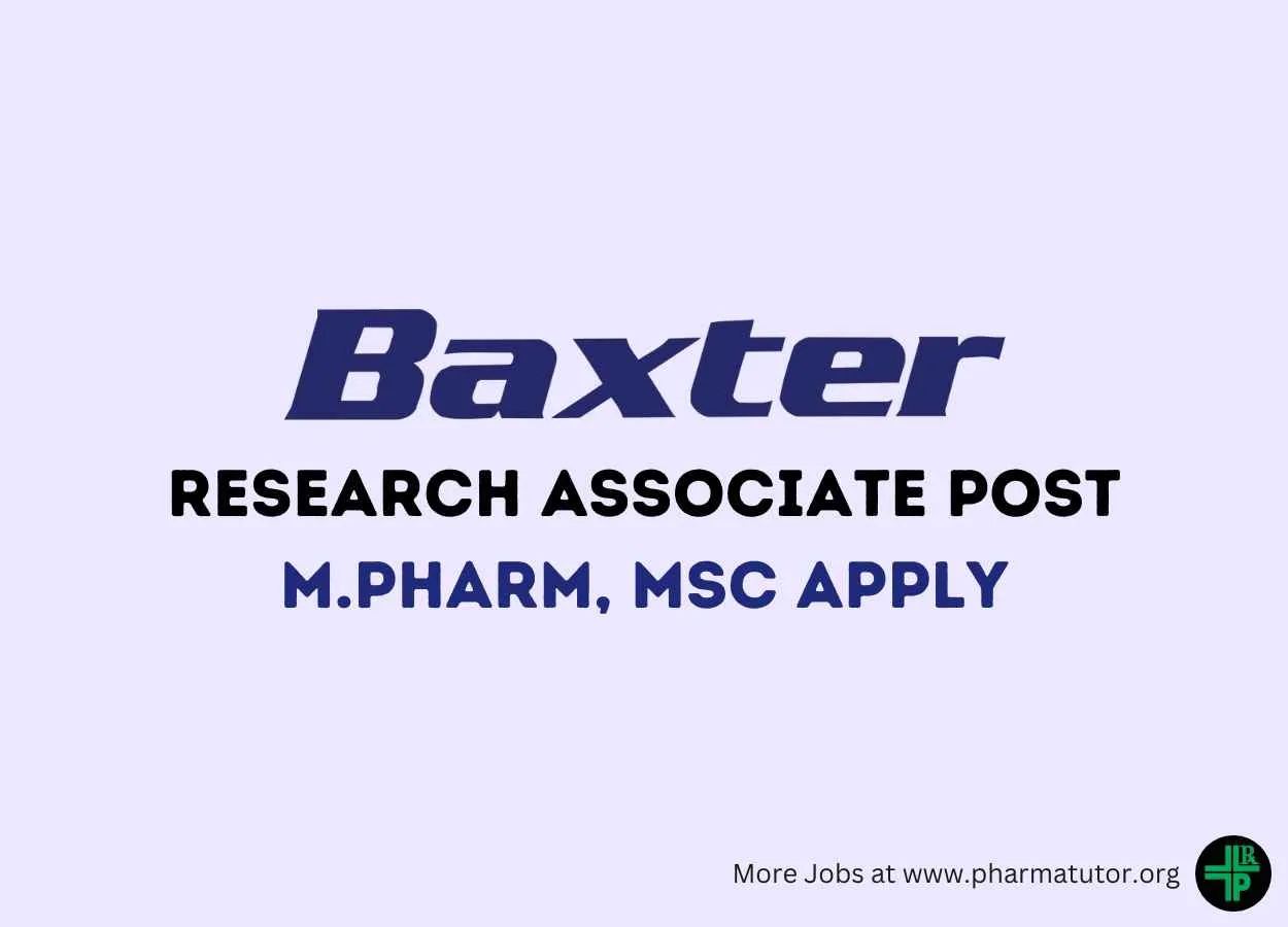 Baxter looking for Research Associate