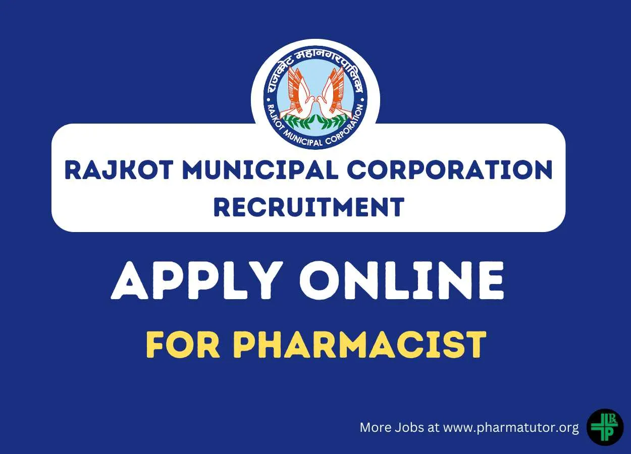 Apply Online for Pharmacist at Rajkot Municipal Corporation