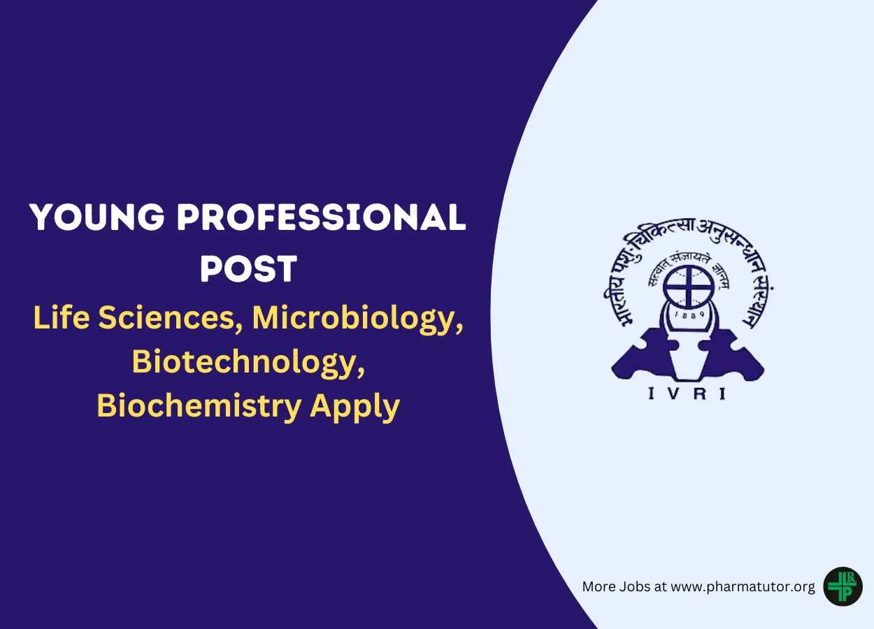 Vacancy for Young Professional at Indian Veterinary Research Institute