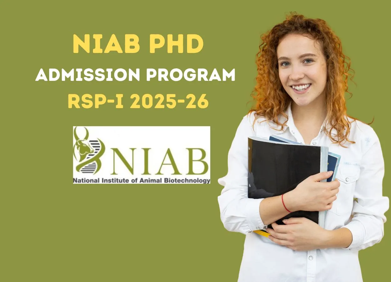 NIAB PhD Admission Program RSP-I 2025-26