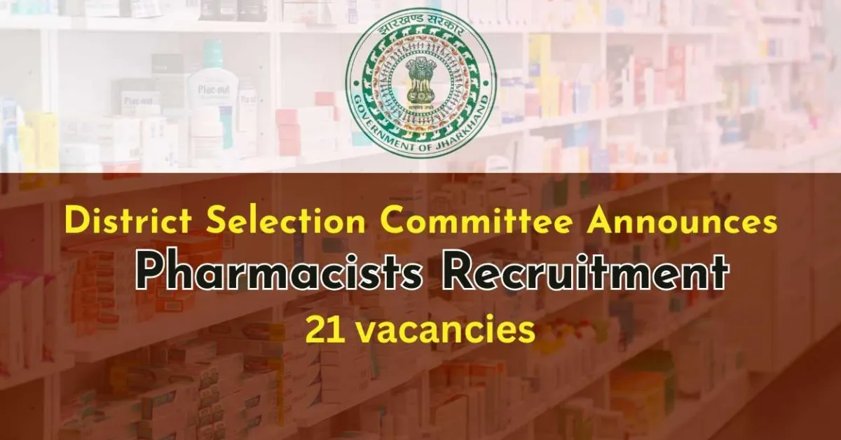District Selection Committee Announces Pharmacists Recruitment