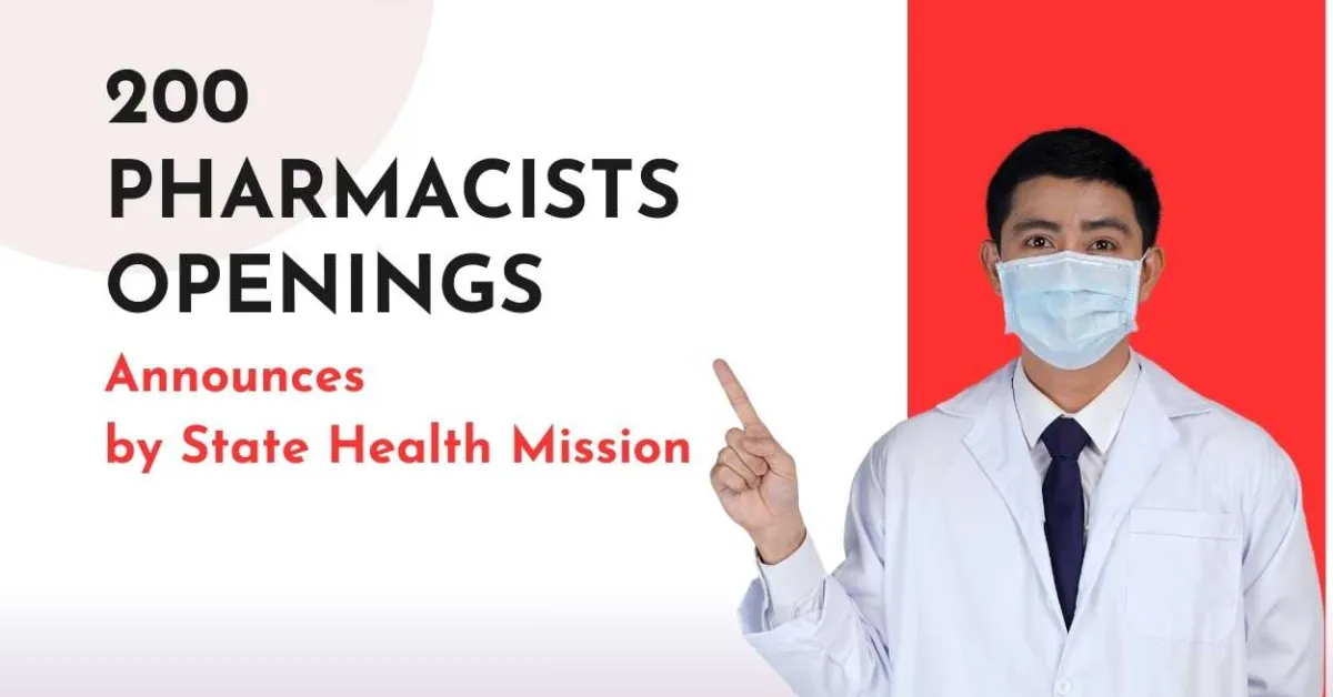 Pharmacists Openings Announces by State Health Mission