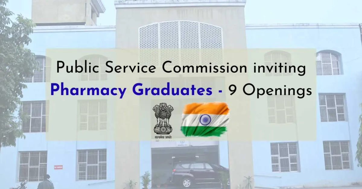 Public Service Commission announces 9 openings for Pharmacy Graduates
