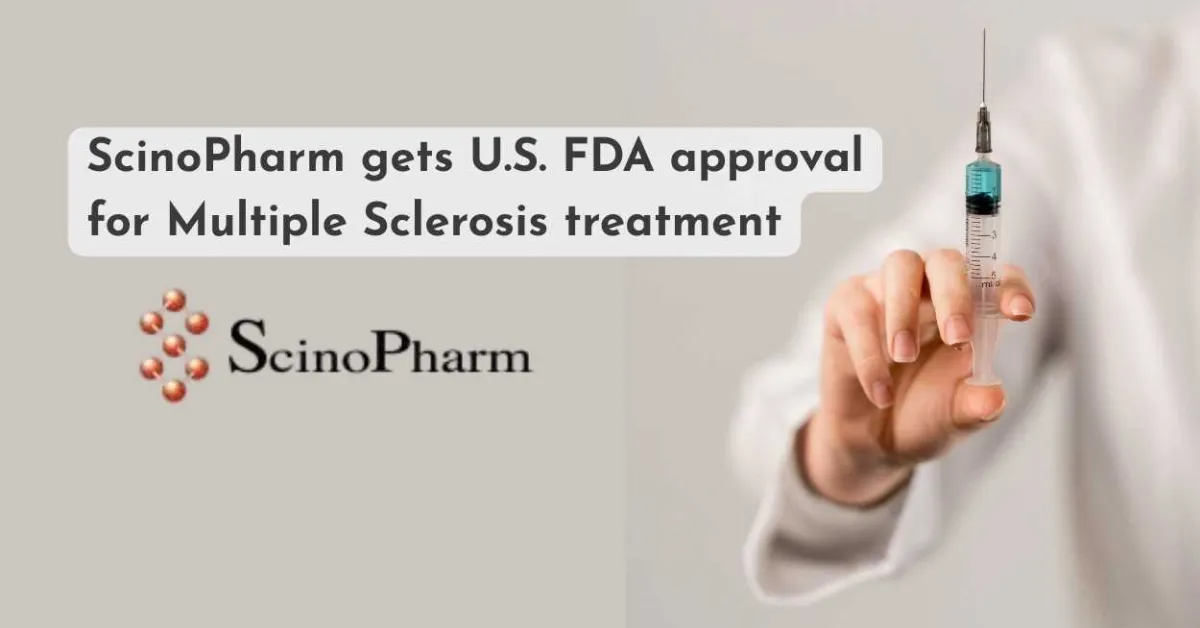 ScinoPharm gets USFDA approval for Multiple Sclerosis treatment