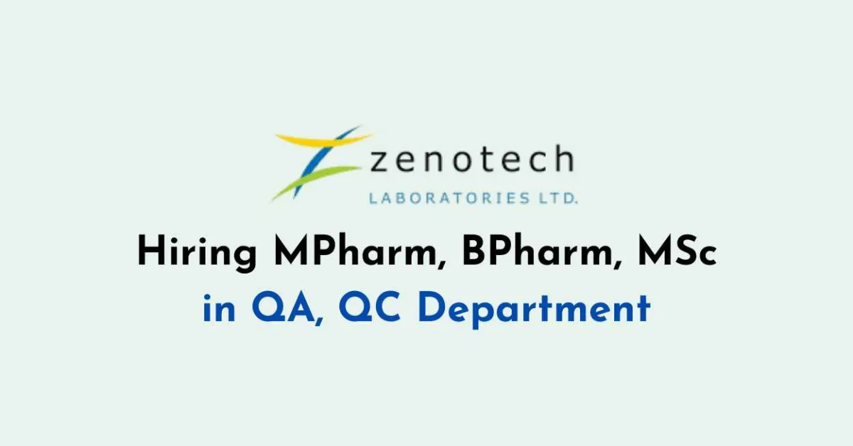 Zenotech Labs announces Quality Assurance & Quality Control roles