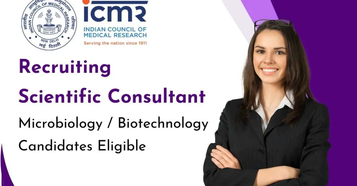 ICMR Recruiting Scientific Consultant 