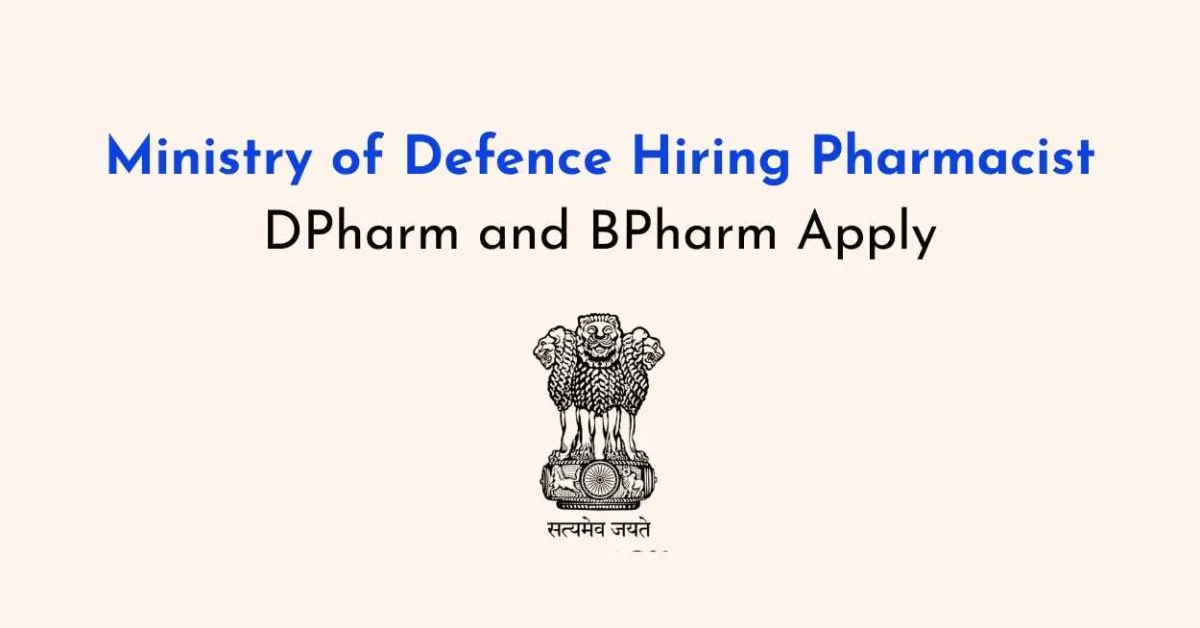 Ministry of Defence Opens Opportunities for Pharmacists