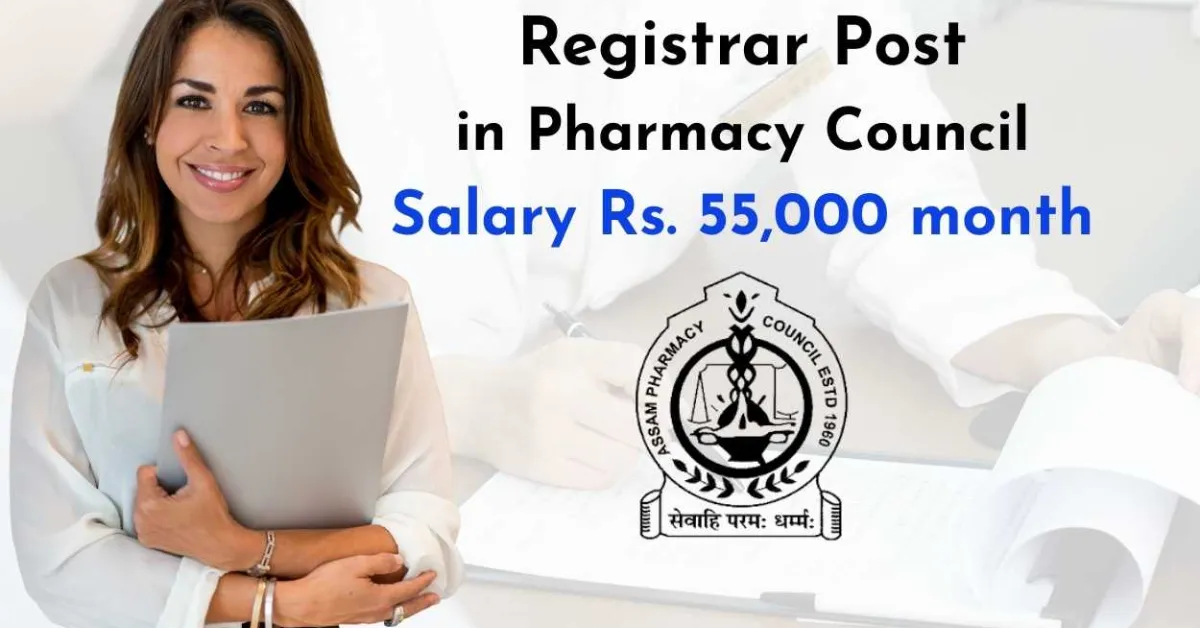 Online applications are invited from pharmacists to work in Pharmacy Council for the post of Registrar