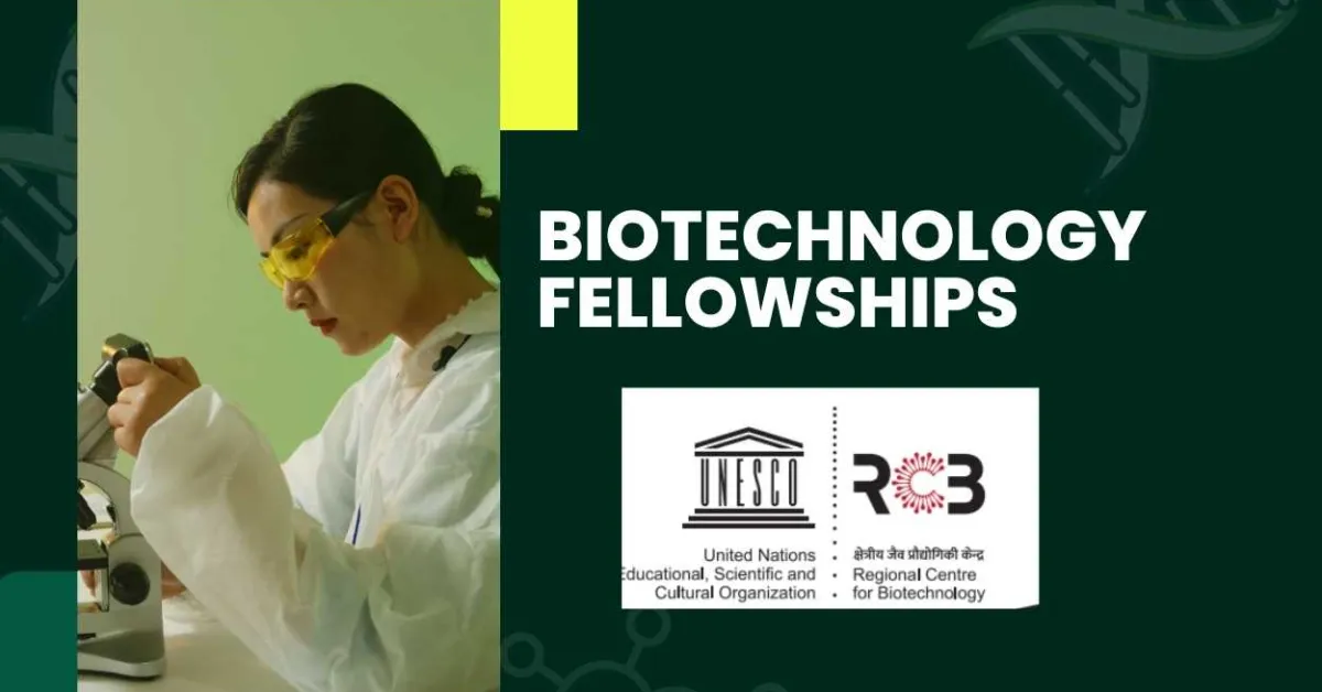 Regional Centre for Biotechnology offers Biotechnology Fellowships