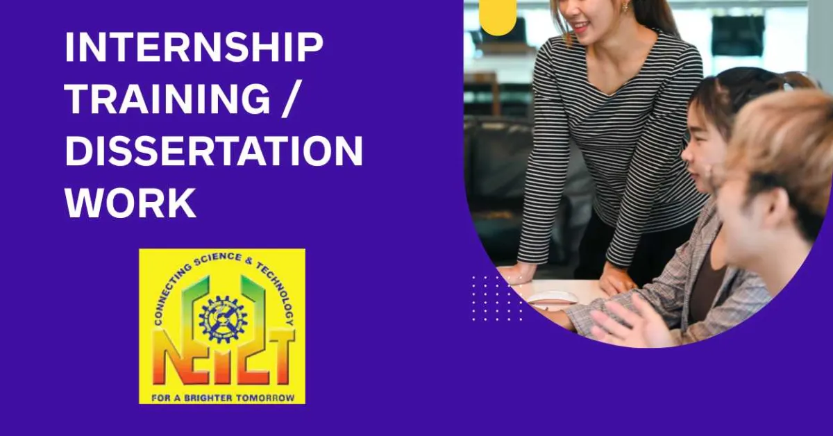 Internship Training / Dissertation Work at CSIR-NEIST