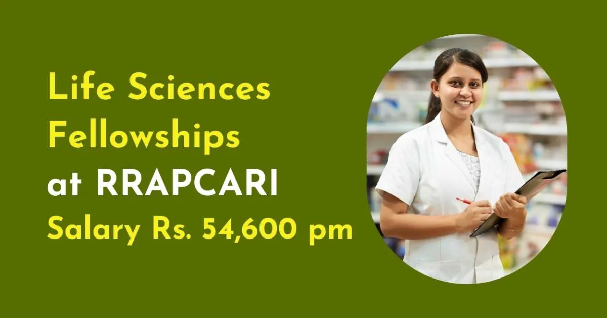 Life Sciences Fellowships at RRAP-CARI