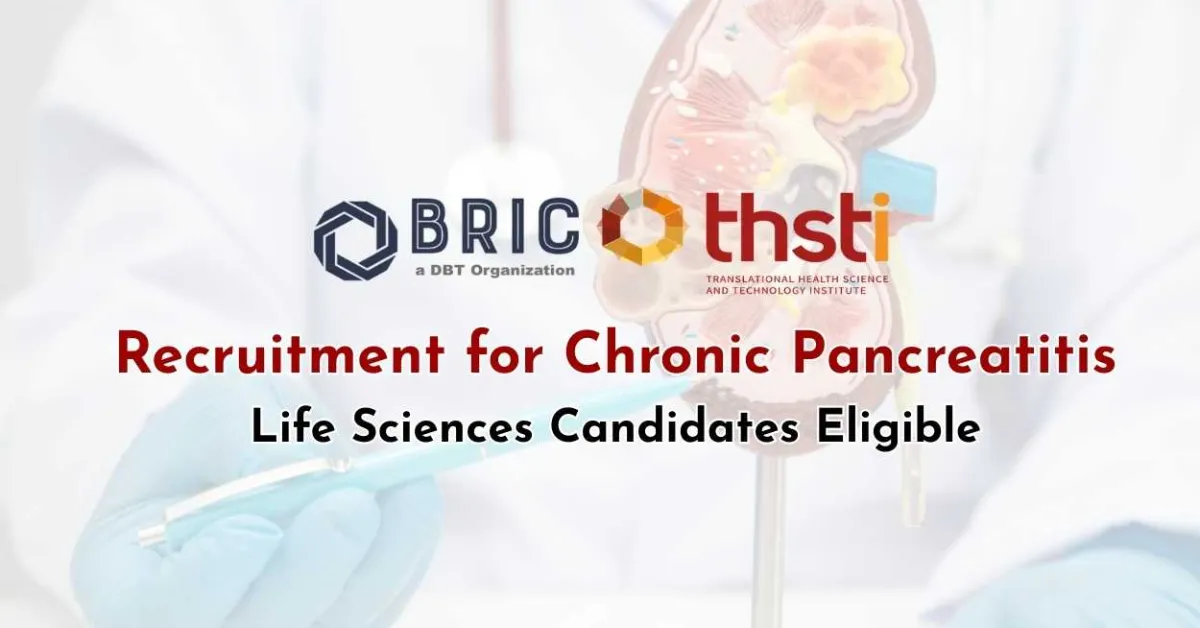 Recruitment for Chronic Pancreatitis at THSTI 