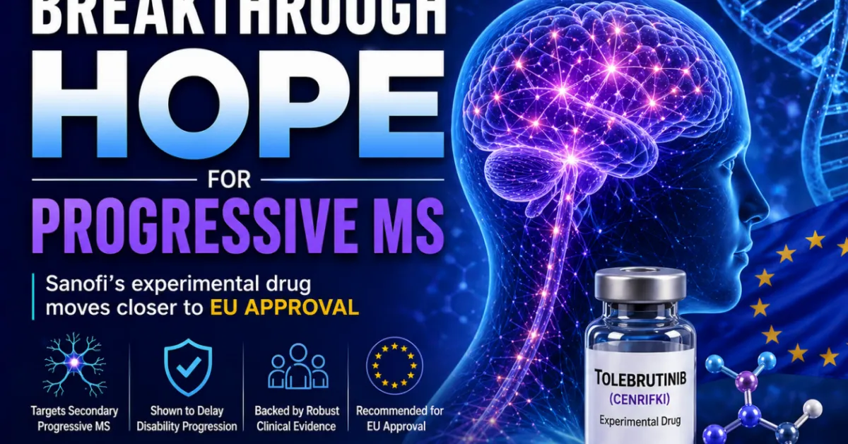Breakthrough Hope for Progressive MS : Sanofi’s Experimental Drug Moves Closer to EU Approval