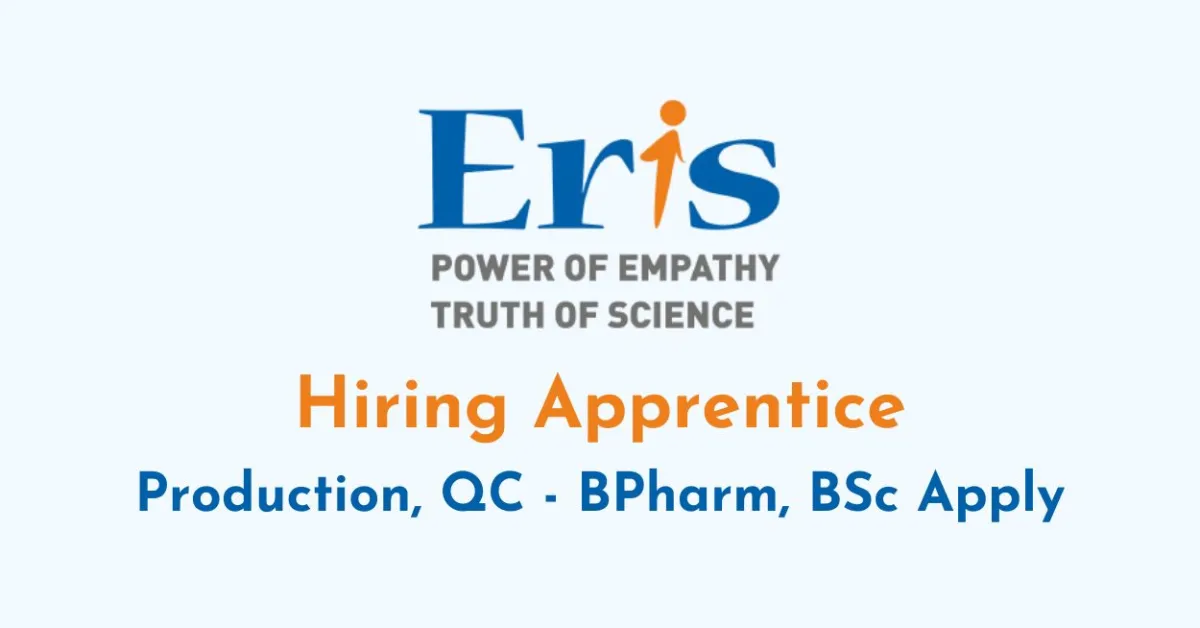 Eris Therapeutics Hiring Apprentice