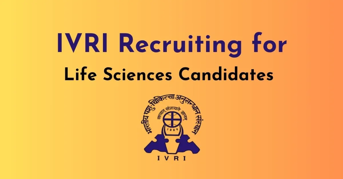 Life Sciences Jobs at ICAR-IVRI