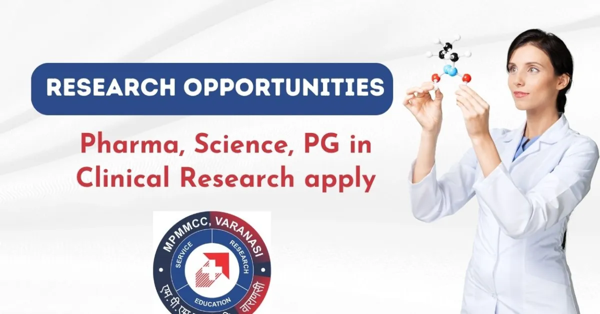 MPMMCC Offers Research Opportunities for Pharma, Science, PG in Clinical Research Candidates