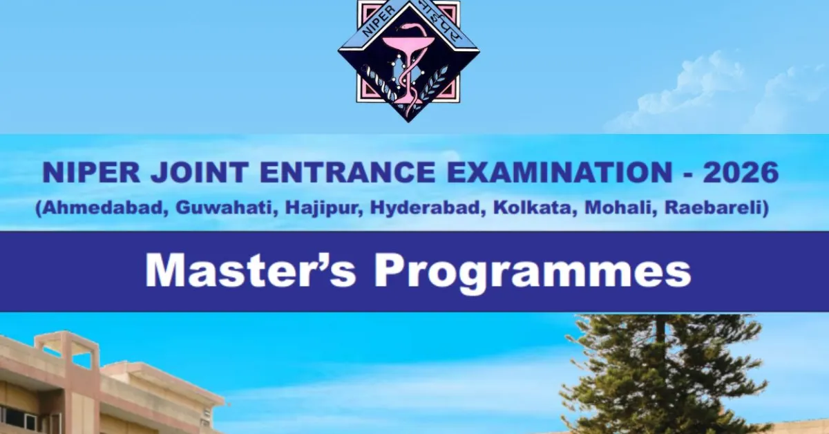 NIPER Joint Entrance Examination 2026 for Masters