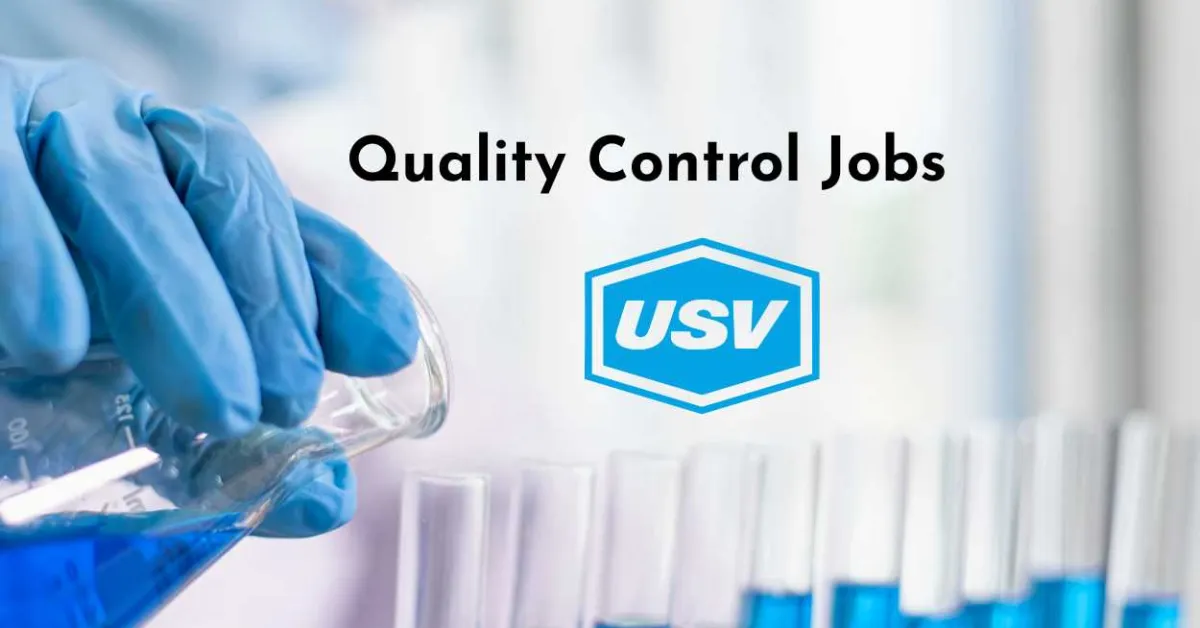 Quality Control Jobs at USV Private Limited