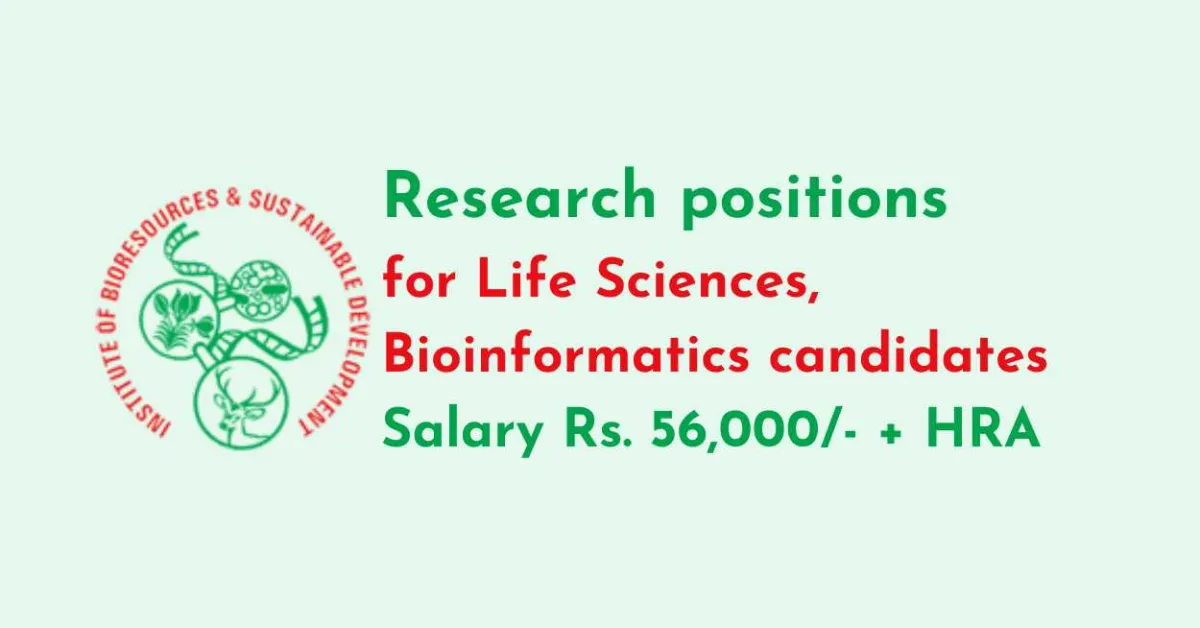 Research positions for Life Sciences, Bioinformatics candidates at BRIC-IBSD