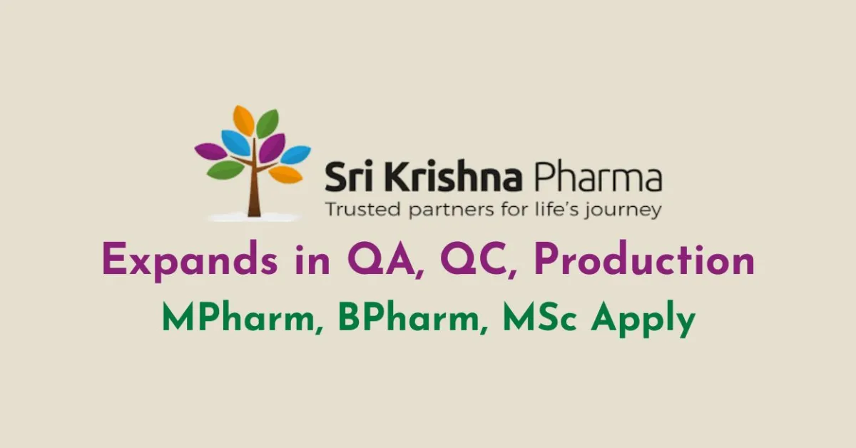 Sri Krishna Pharma expands in QA, QC, Production