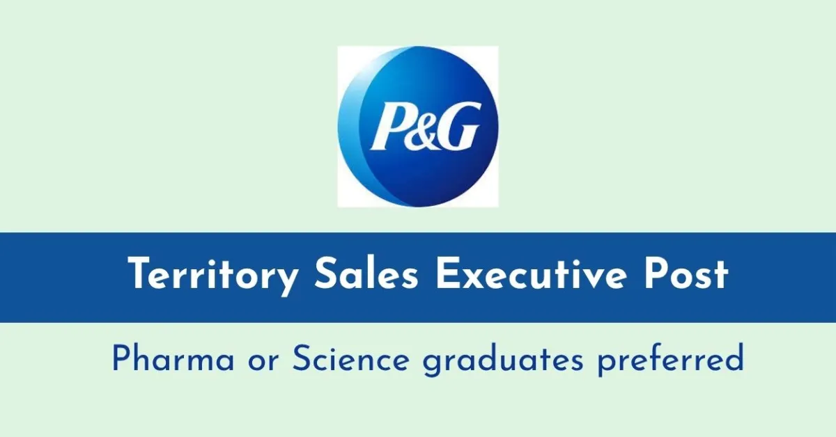 Work as Territory Sales Executive at P&G
