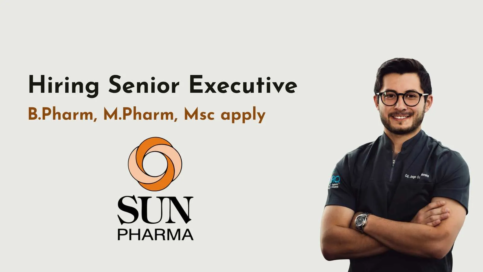 Sun Pharma Hiring Senior Executive