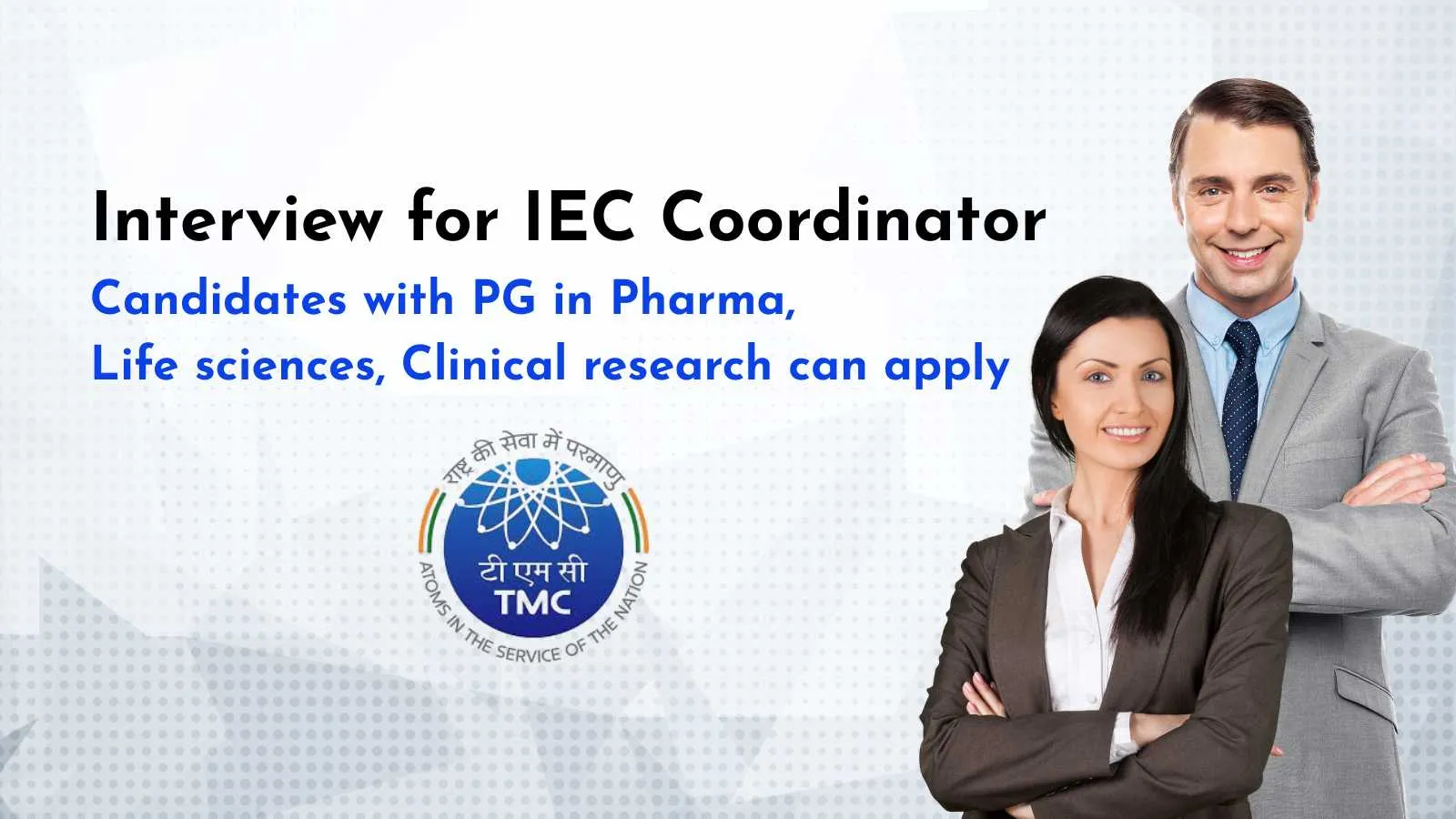 TMC Conducting Interview for IEC Coordinator
