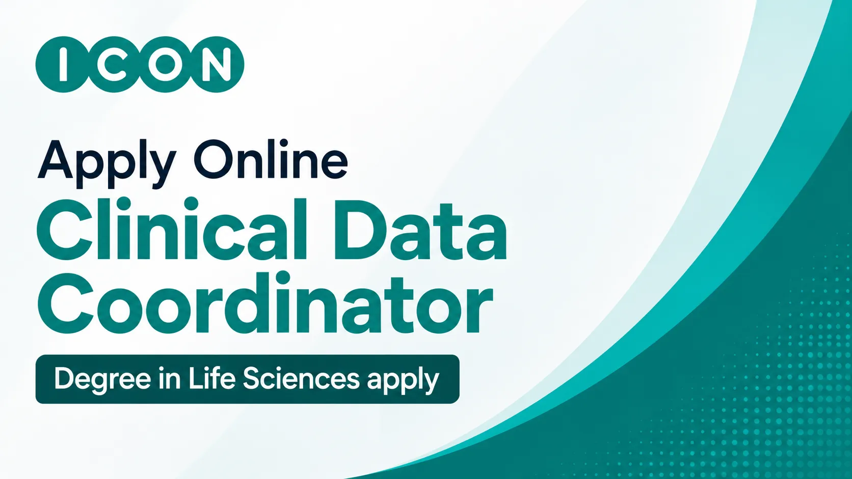 Apply Online Clinical Data Coordinator at ICON plc