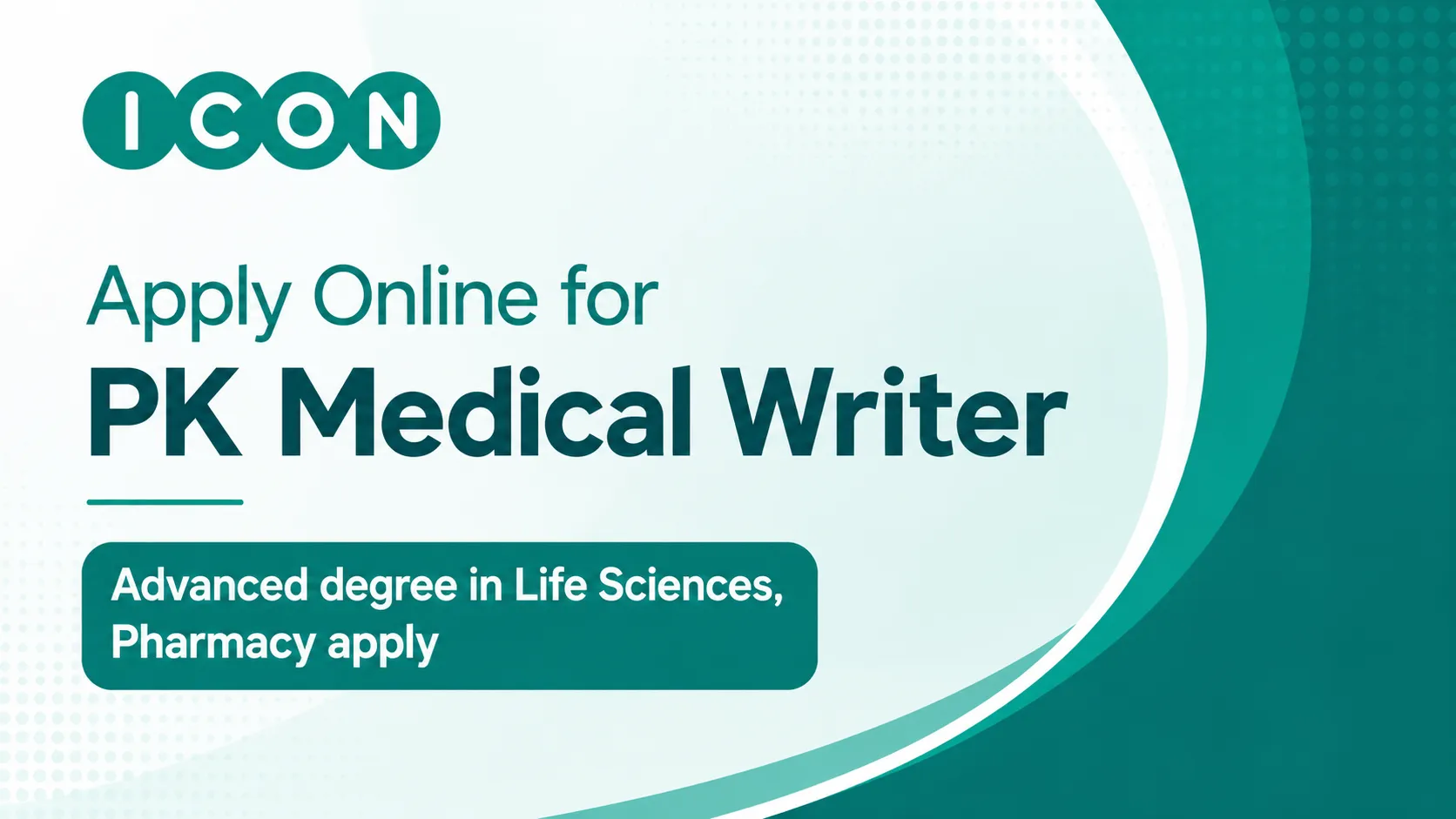Apply Online for PK Medical Writer at ICON plc