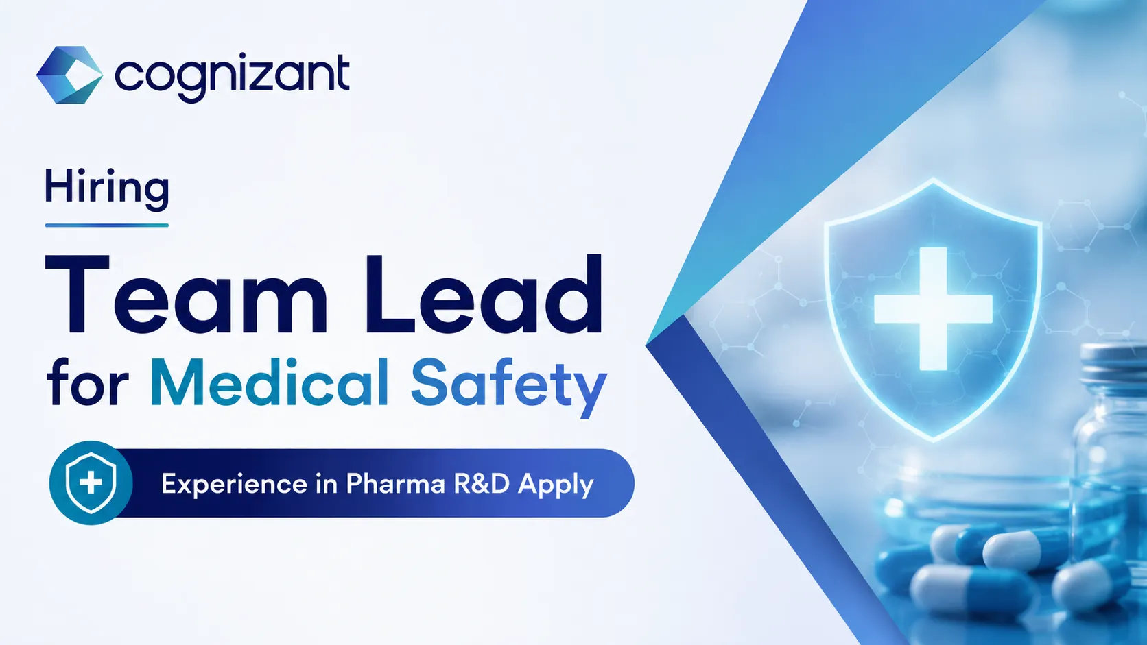 Cognizant Hiring Team Lead for Medical Safety
