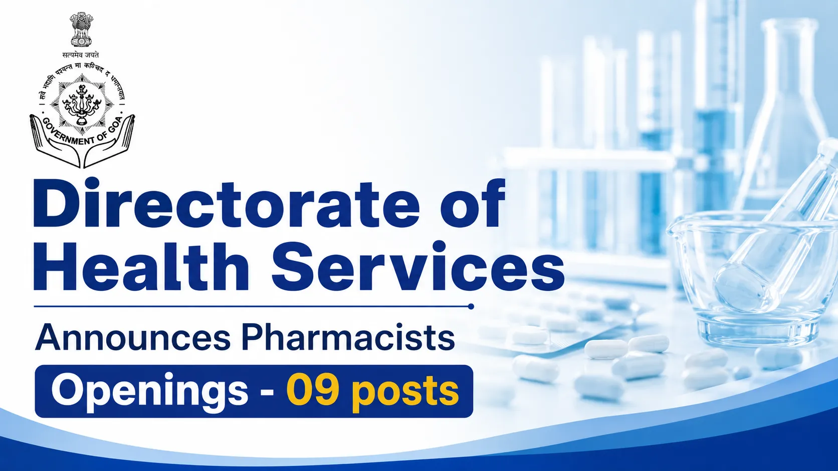 Directorate of Health Services Announces Pharmacists Openings