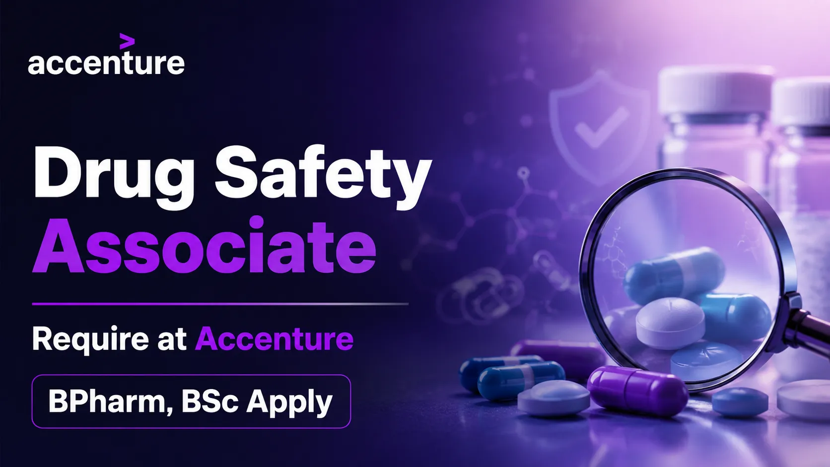 Drug Safety Associate Require at Accenture
