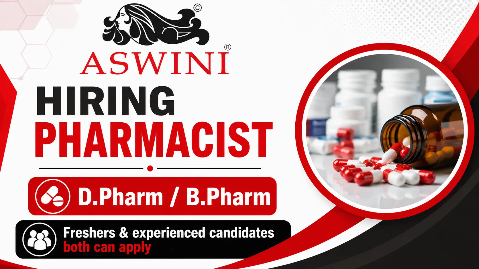Hiring Pharmacist at Aswini Homeo & Ayurvedic Products Pvt. Ltd
