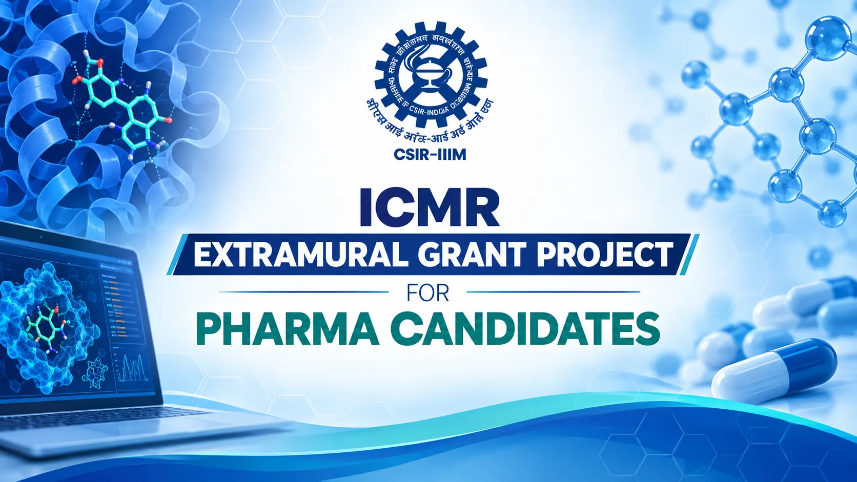 ICMR Extramural Grant Project for Pharma candidates at IIIM
