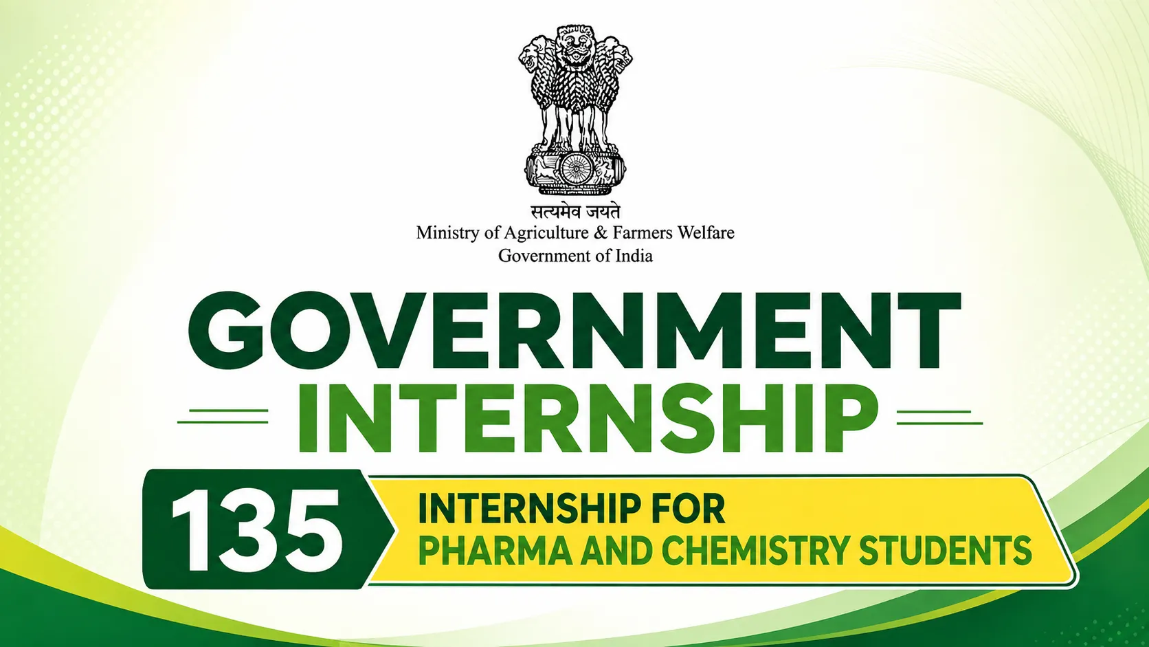 135 Internship for Pharma and Chemistry students at DPPQ&S