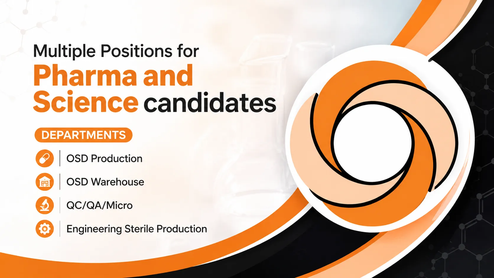 Multiple Positions for Pharma and Science candidates at Sun Pharma