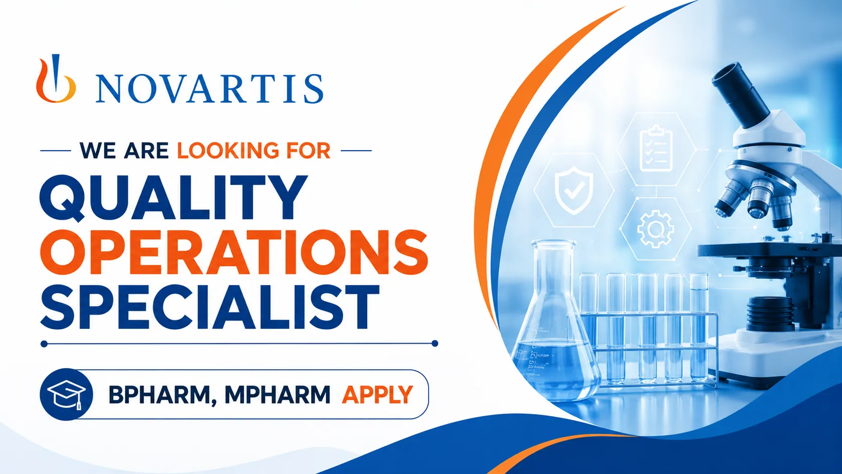 Novartis looking for Quality Operations Specialist