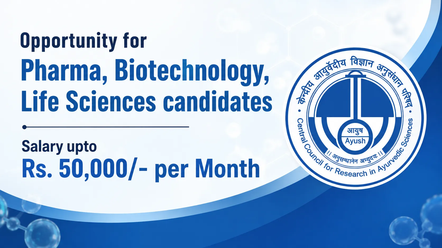 Opportunity for Pharma, Biotechnology, Life Sciences candidates to Join CARI