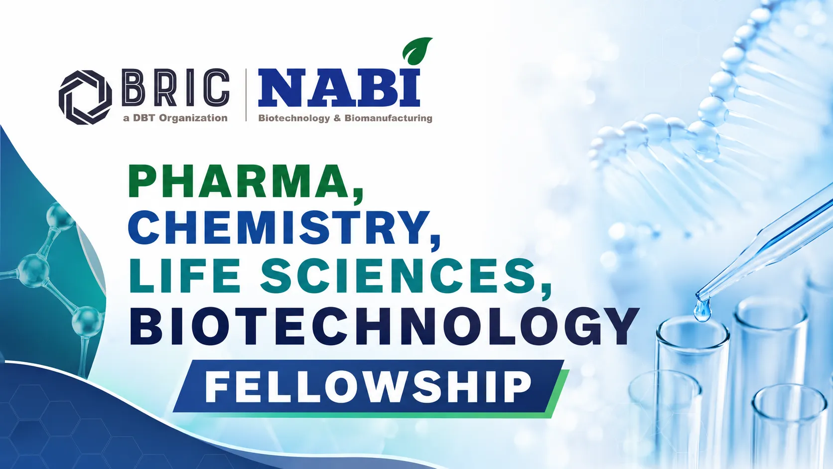 Pharma, Chemistry, Life sciences, Biotechnology Fellowship at BRIC-NABI