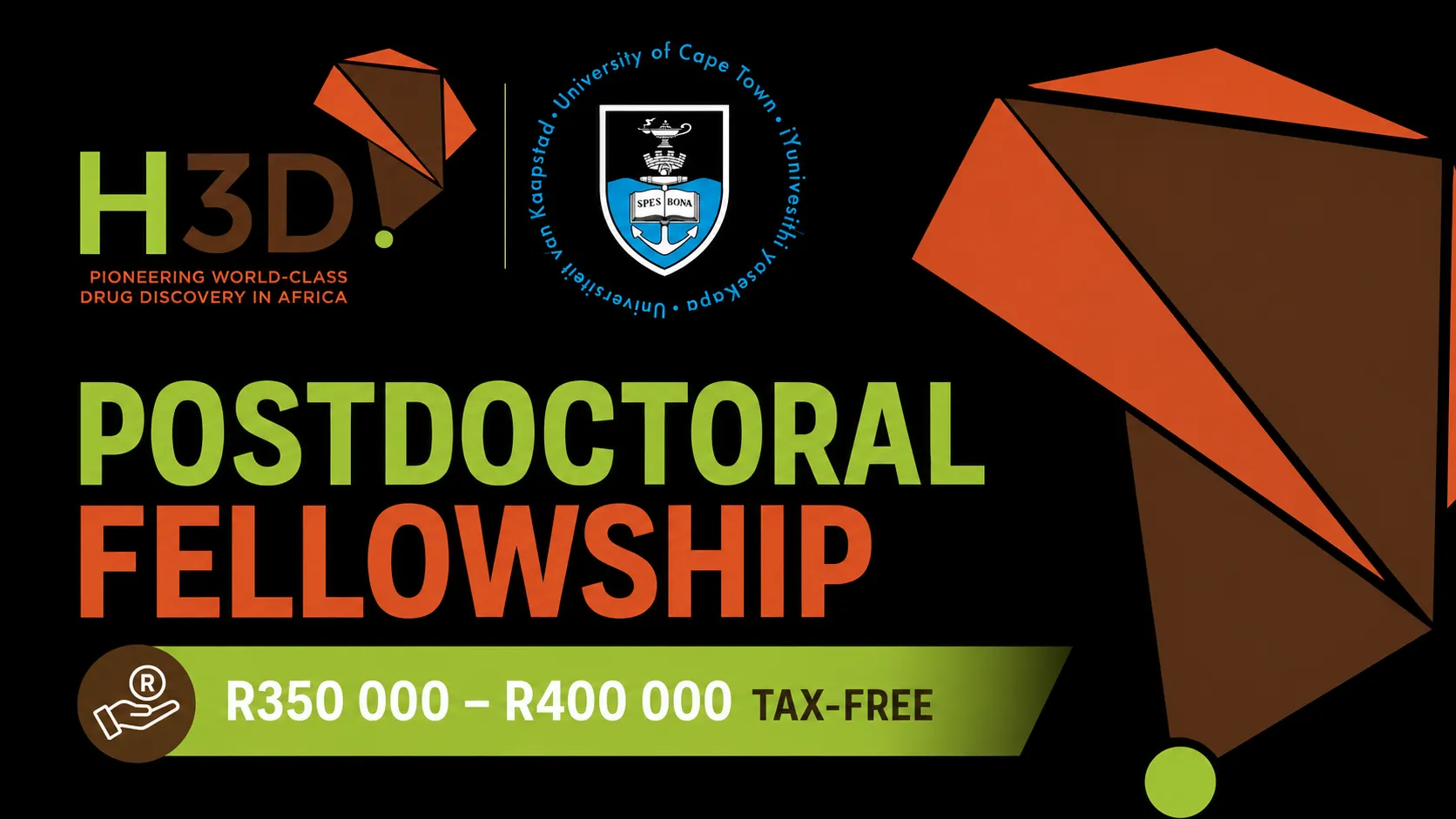 Post-doctoral fellowship in the University of Cape Town