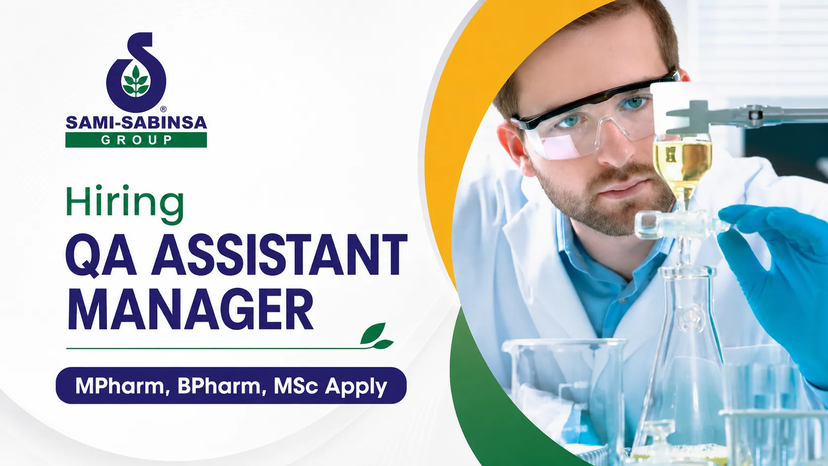 Sami-Sabinsa Group Hiring QA Assistant Manager
