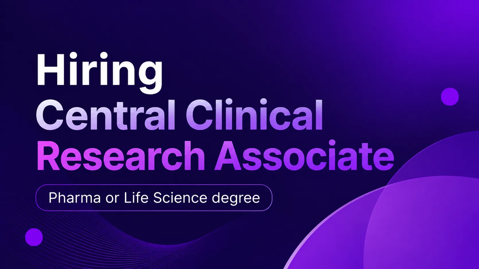 Sanofi Hiring Central Clinical Research Associate