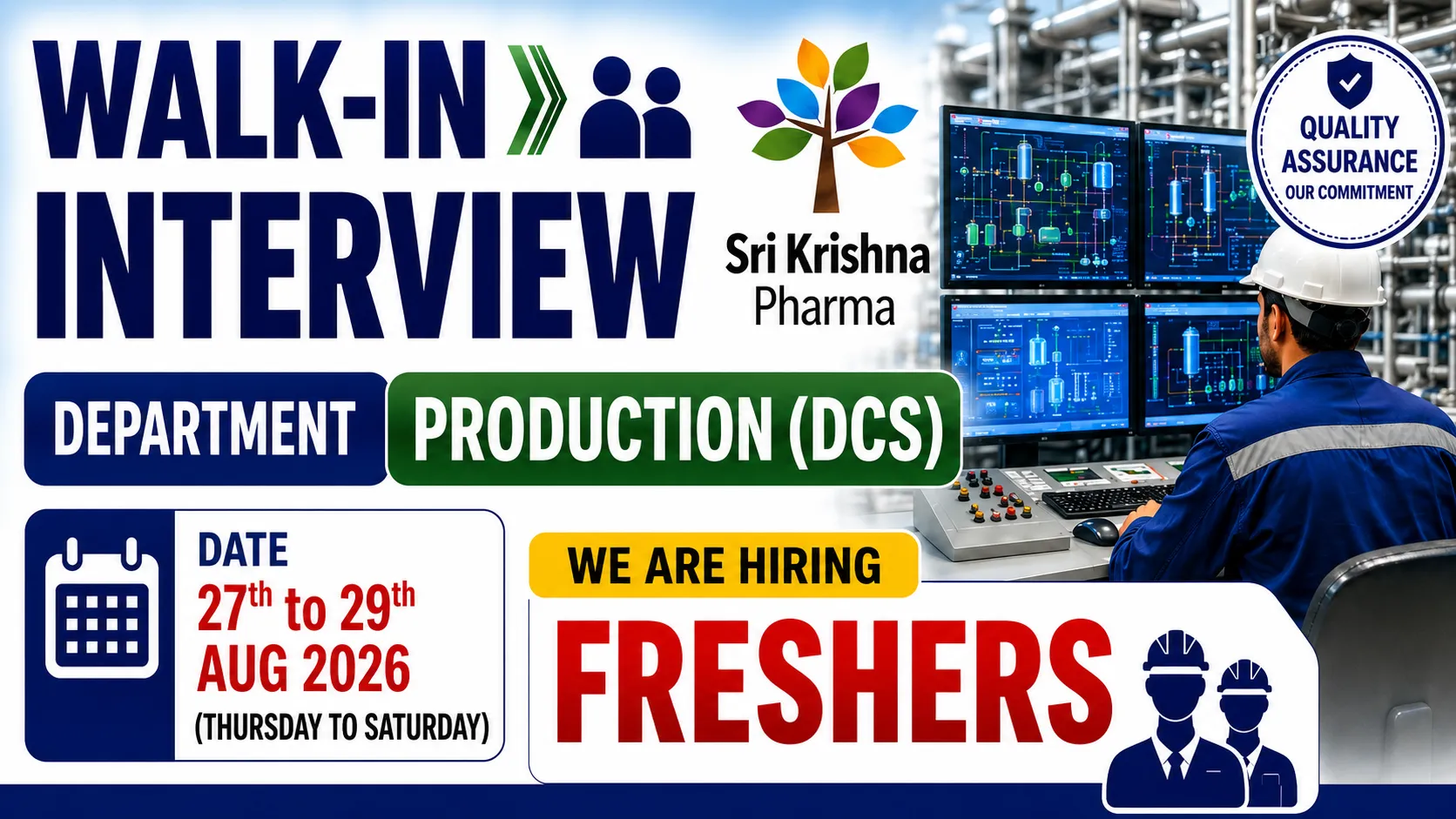 Sri Krishna Hiring for Production (DCS)