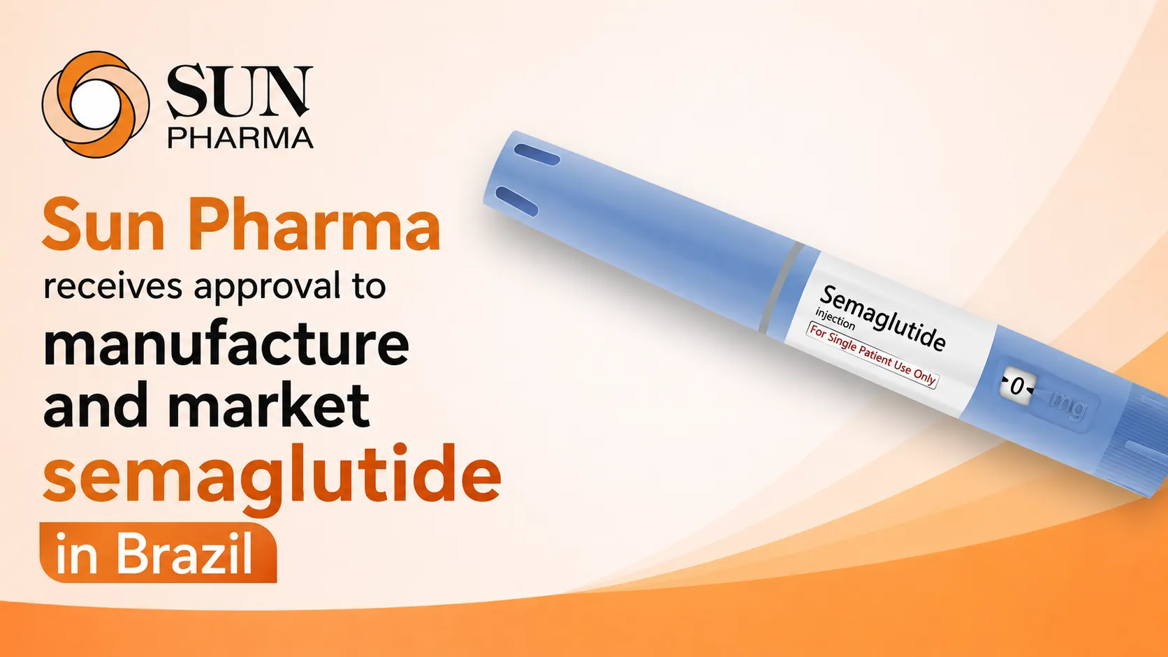 Sun Pharma receives approval to manufacture and market semaglutide in Brazill