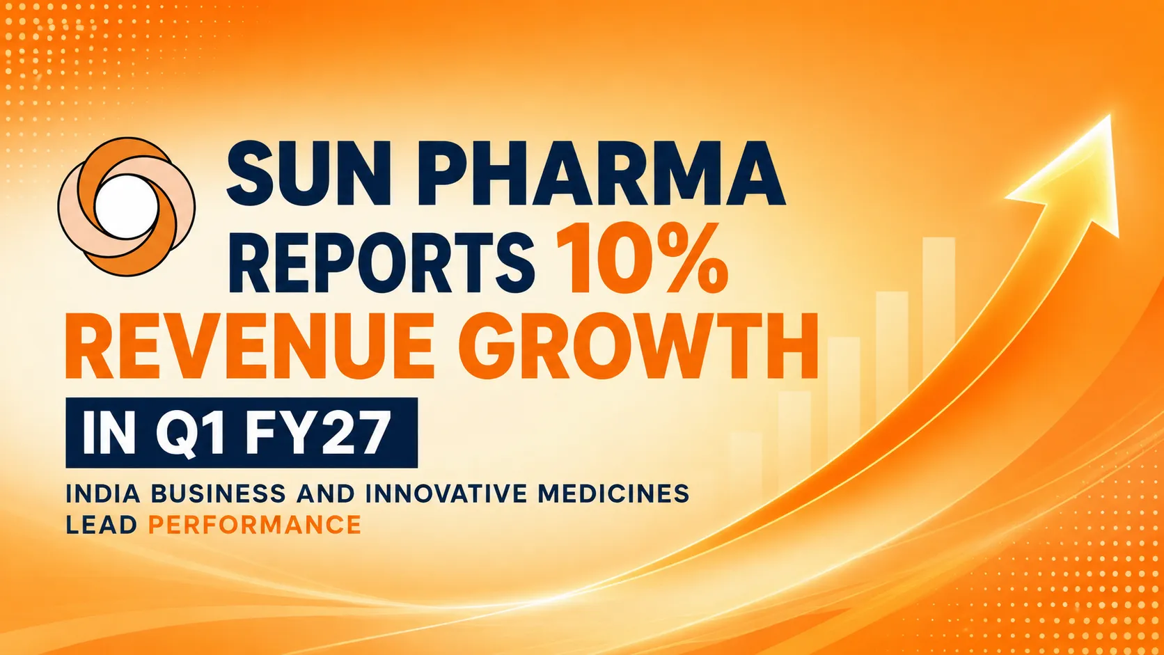 Sun Pharma Reports 10% Revenue Growth in Q1 FY27, India Business and Innovative Medicines Lead Performance