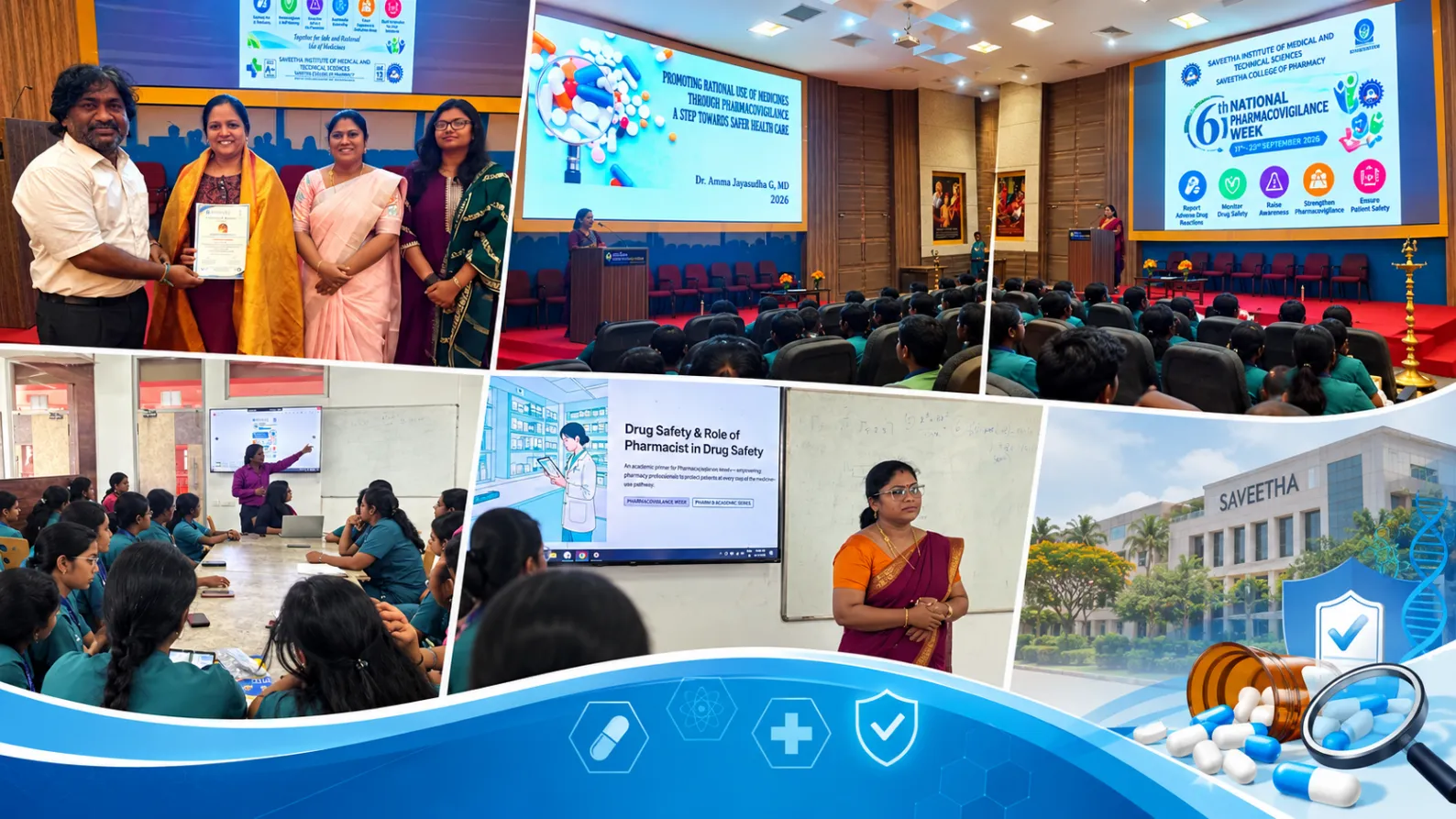 6th National Pharmacovigilance Week 2026 at Saveetha College of Pharmacy
