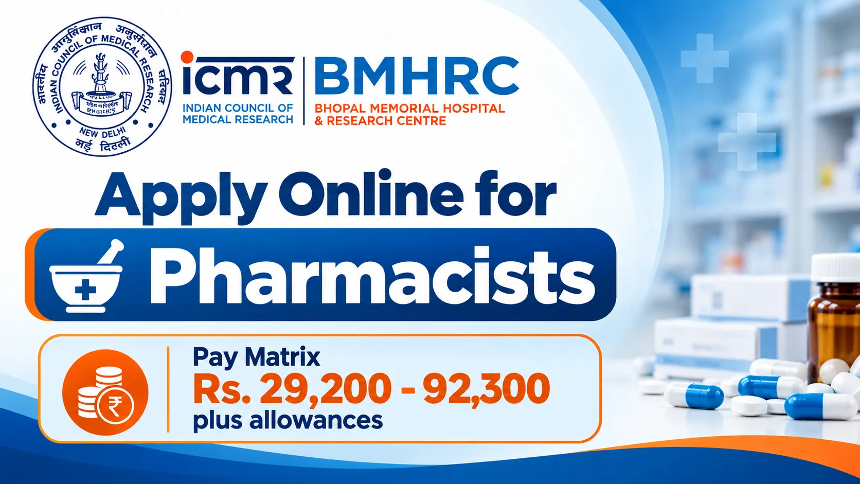 Apply Online for Pharmacists at Bhopal Memorial Hospital and Research Centre