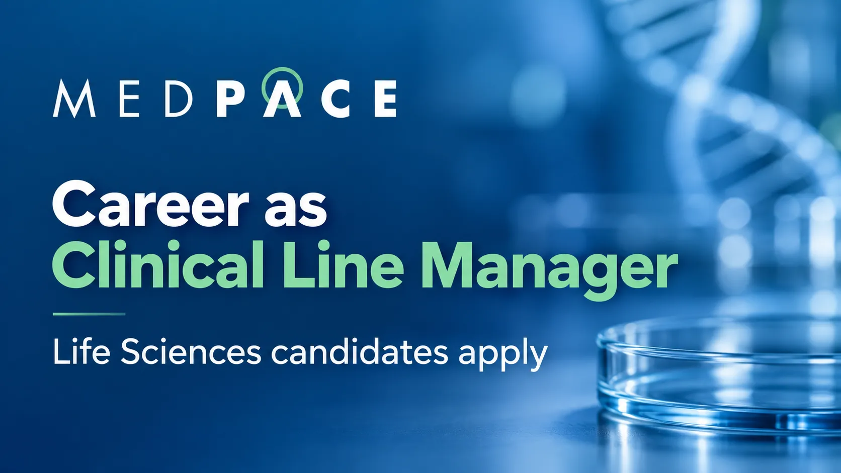 Career as Clinical Line Manager at Medpace - Life Sciences candidates apply