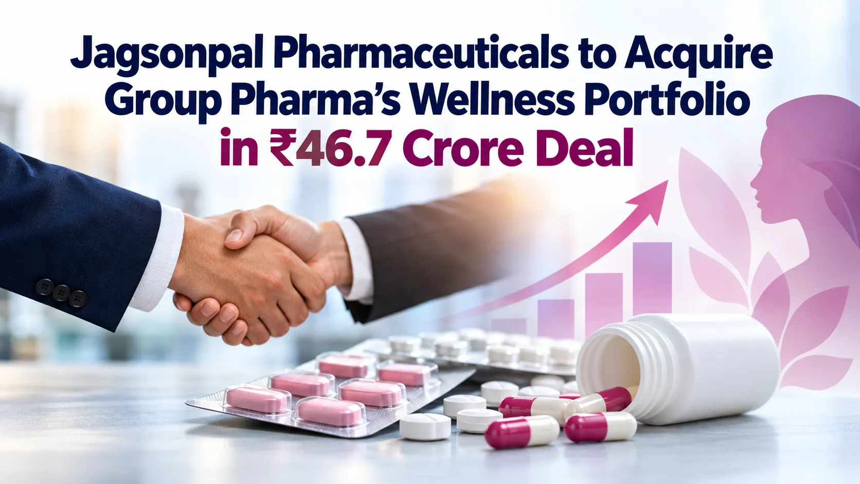 Jagsonpal Pharmaceuticals to Acquire Group Pharma’s Wellness Portfolio in ₹46.7 Crore Deal